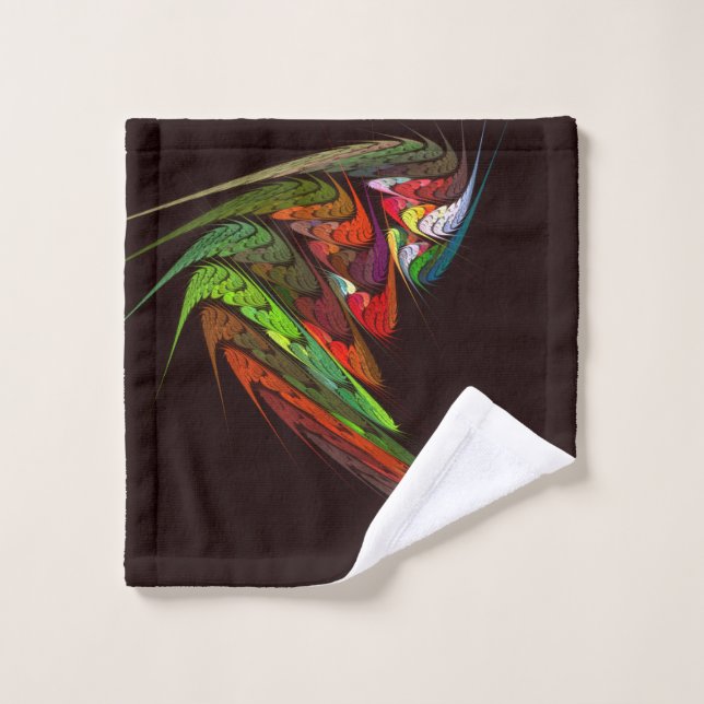 Chameleon Abstract Art Wash Cloth (Wash Cloth)