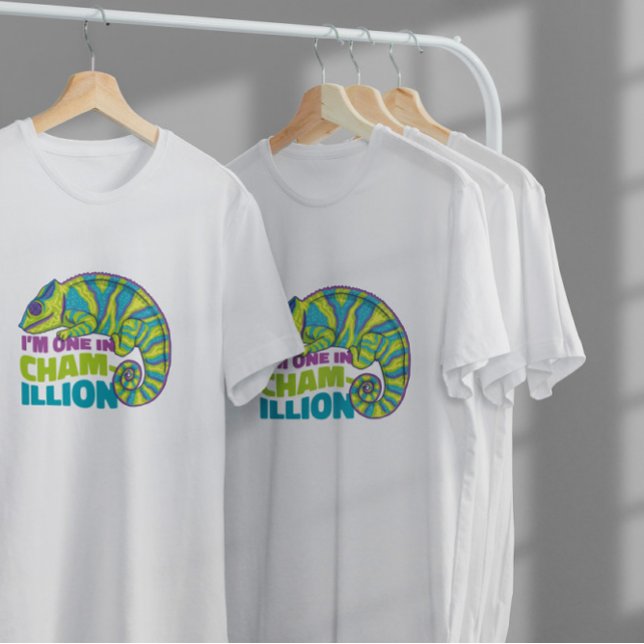 Chameleon Animal Pun Funny   T-Shirt (Creator Uploaded)