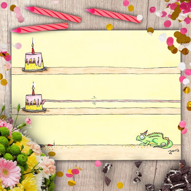 Chameleon Birthday  Postcard (Creator Uploaded)