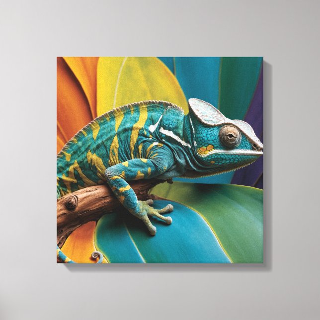 Chameleon Canvas Print (Front)