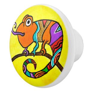 Chameleon Ceramic Knob