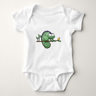 Chameleon Cute Funny  Baby Bodysuit