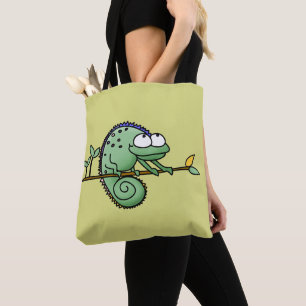 Chameleon Cute Funny  Tote Bag