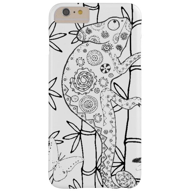 Chameleon Doodle Case-Mate iPhone Case (Back)