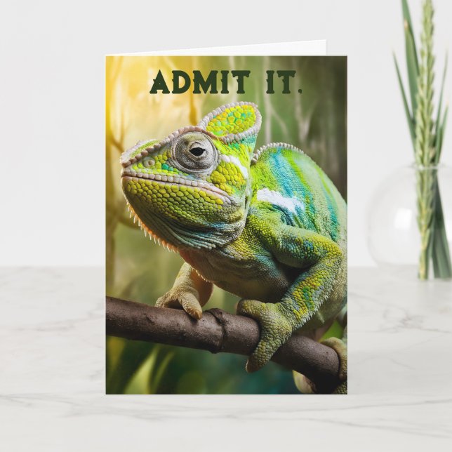 CHAMELEON END OF RELATIONSHIP CARD (Front)