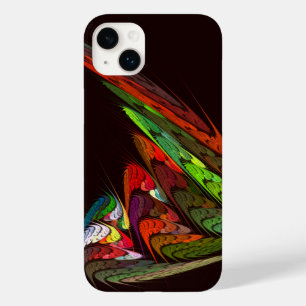 Chameleon Fractal Abstract Art in Vibrant Motion Case-Mate iPhone 14 Plus Case