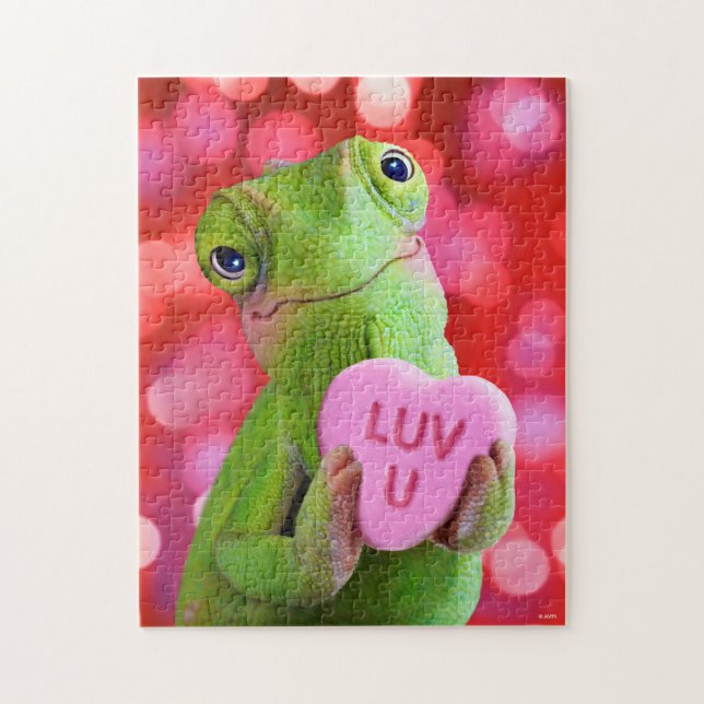 Chameleon Heart (Luv U) Jigsaw Puzzle (Vertical)