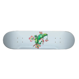 chameleon in bloom skateboard