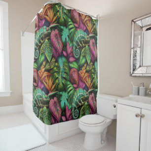 Chameleon Jungle Dreams Seamless Surface Pattern