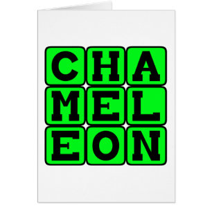 Chameleon, Lizard Changeant De Couleur