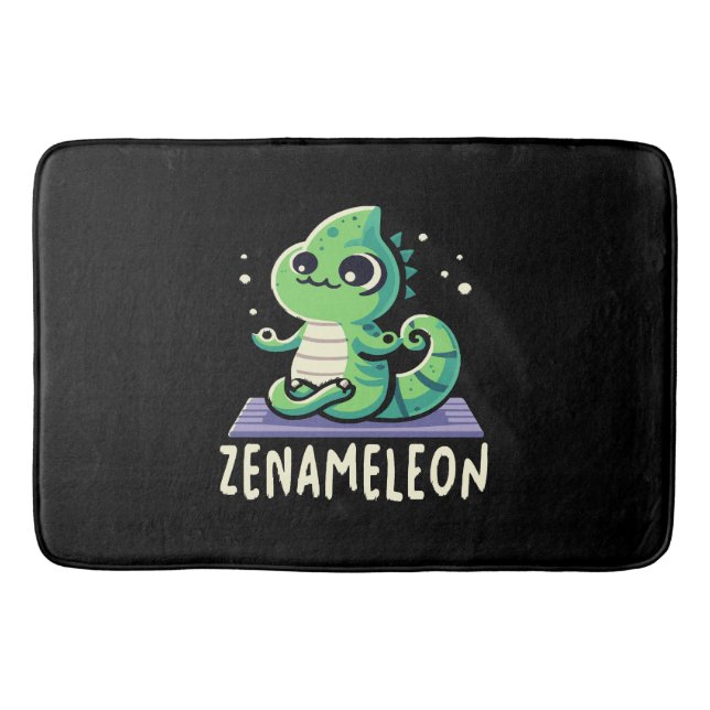 Chameleon Lover Bath Mat (Front)