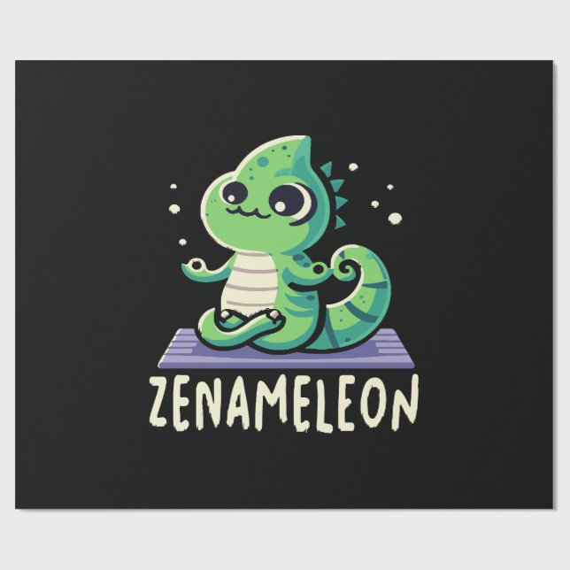 Chameleon Lover Wrapping Paper (Flat)