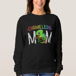 Chameleon Mom Pet Reptile Lizard Mother Sweatshirt