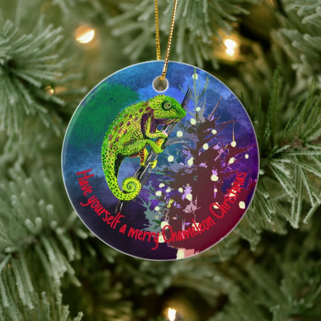 chameleon noël Ornement (Arbre)