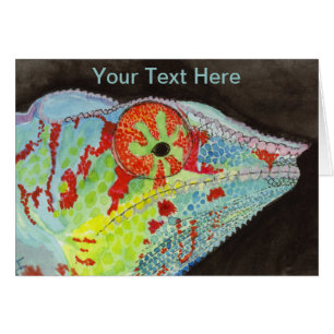 Chameleon Note Card