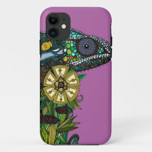 chameleon orchid iPhone 11 case