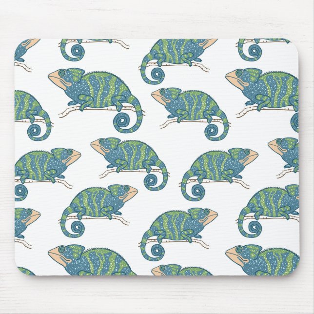 Chameleon Pattern Mouse Pad (Front)