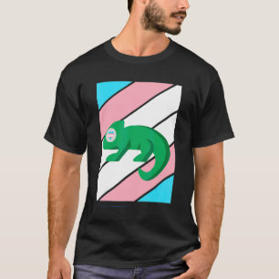 Chameleon Pride Transgender Flag Lgbt Proud Ally P T-Shirt