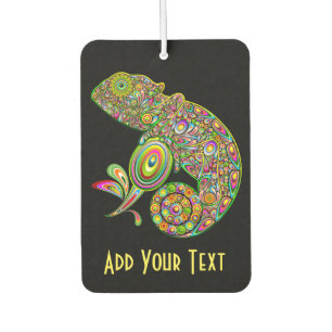 Chameleon Psychedelic Fantasy Air Freshener