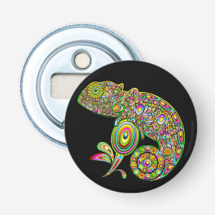 Chameleon Psychedelic Fantasy Bottle Opener