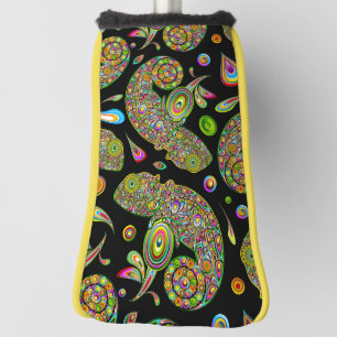 Chameleon Psychedelic Fantasy Golf Head Cover