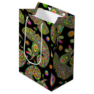 Chameleon Psychedelic Fantasy Medium Gift Bag