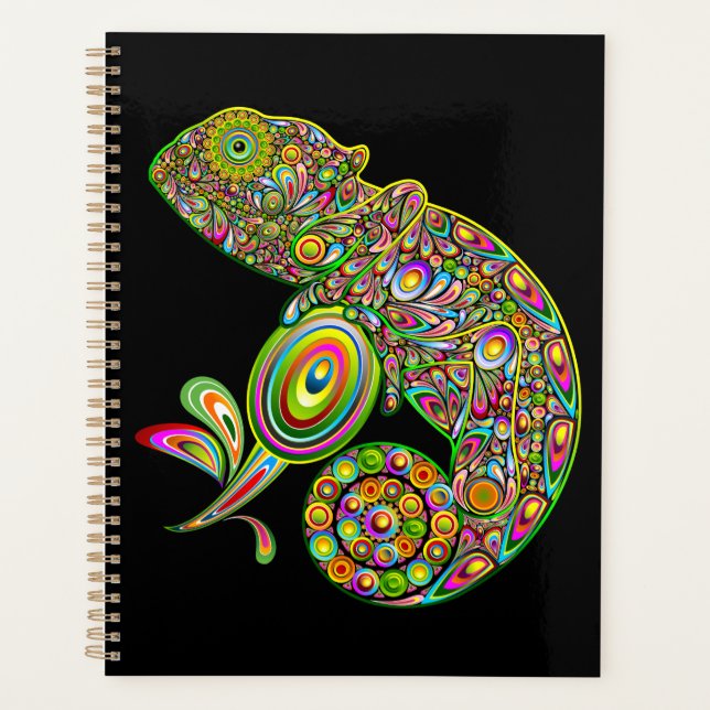 Chameleon Psychedelic Fantasy Planner (Front)