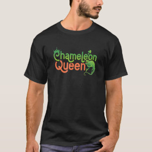 Chameleon Queen  Chameleon Mom Lizard Reptile T-Shirt