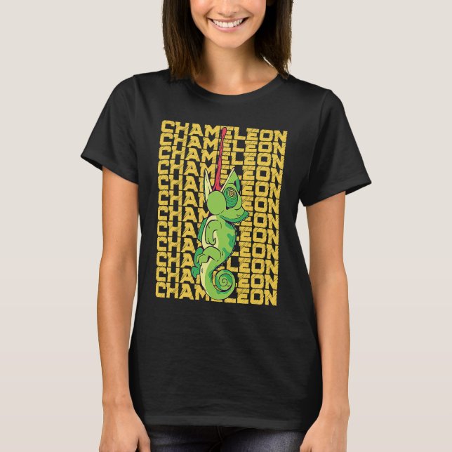 Chameleon Reptile  Chameleon T-Shirt (Front)