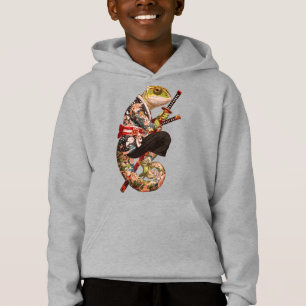 Chameleon Samurai - Guerrier tatoué avec Katana