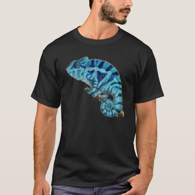 chameleon shirt blue (Front)