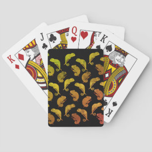 Chameleons Lizards  Playing Cards