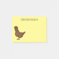 Chamois polish chicken cartoon illustration