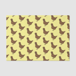 Chamois polish chicken cartoon illustration tissue paper