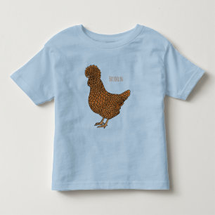 Chamois polish chicken cartoon illustration toddler t-shirt