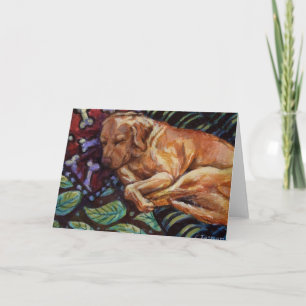 Chamois Sleeps Card