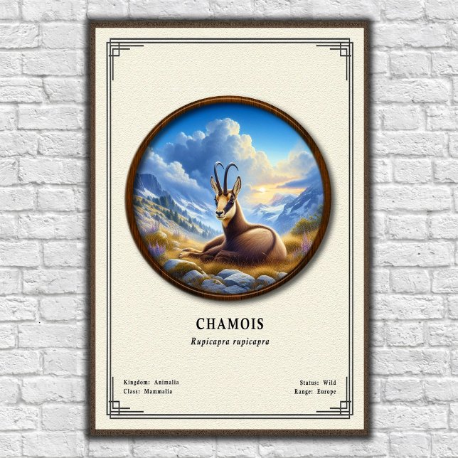 Chamois Zoology Series Poster (Creator Uploaded)