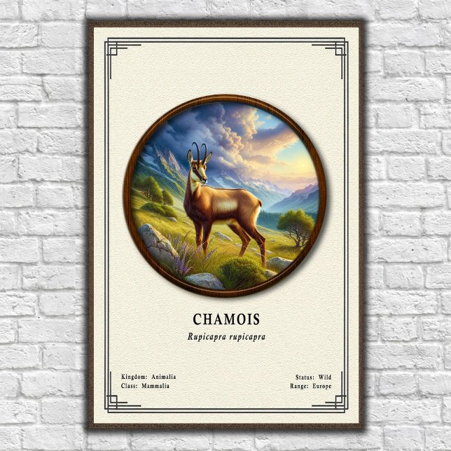 Chamois Zoology Series Poster (Creator Uploaded)