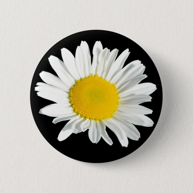 Chamomile 2 Inch Round Button (Front)
