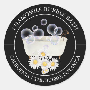 Chamomile Bubble Bath label