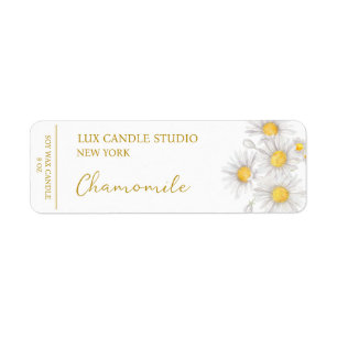 Chamomile Candle Label