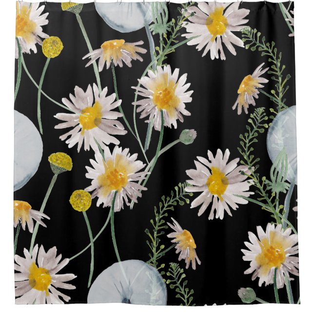 Chamomile, dandelion watercolor pattern (Front)