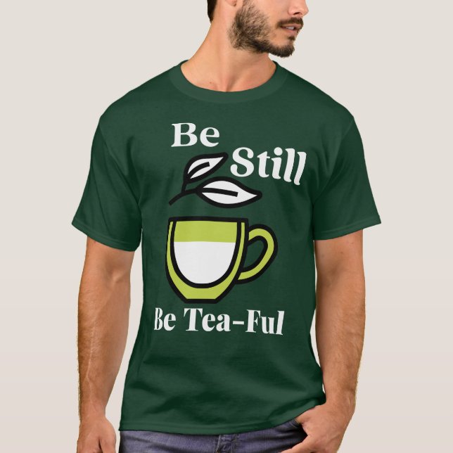 Chamomile Dreams in Every Drop — Tea Calm,  T-Shirt (Front)