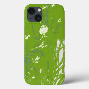 chamomile field green iPhone 13 case