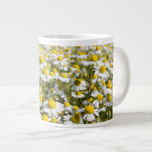 Chamomile Field, Hungary Large Coffee Mug