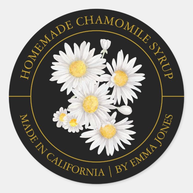 Chamomile Modern label (Front)