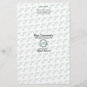Chamomile Soap Packaging Wrapper Linen Paper