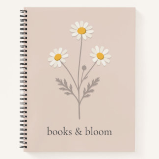 Chamomile Sprig - Shell Pink Notebook