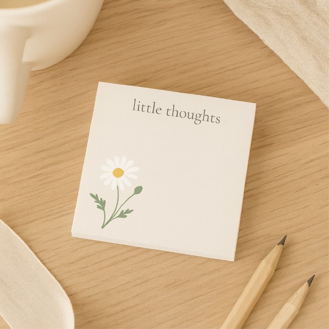 Chamomile Sprig - Soft Cream Post-it Notes (Creator Uploaded)