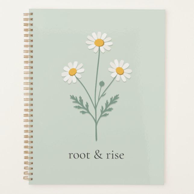 Chamomile Sprig - Winter Sage Planner (Front)
